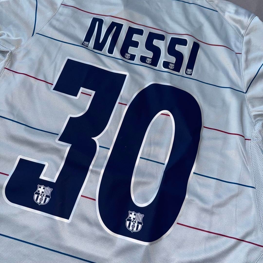 バルセロナ BARCELONA ユニフォーム メッシ MESSI #30 FCバルセロナ（H）04/05 メッシ＃30 + TV3パッチ付き！
