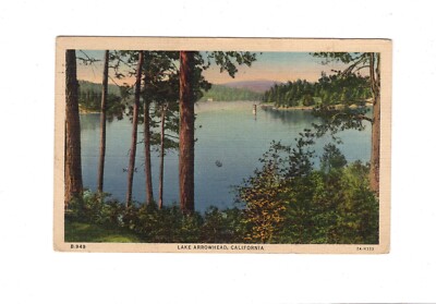 AK Ansichtskarte Lake Arrowhead / California / USA - 1936