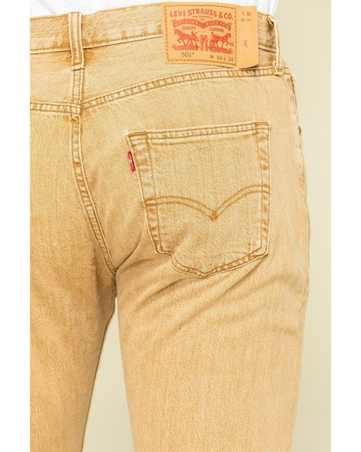 tan 501 jeans
