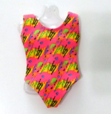 BARBIE SPORTY LIFE FASHIONS WORK OUT SWIMSUIT  BATHING SUIT 777 OR 1015 1989