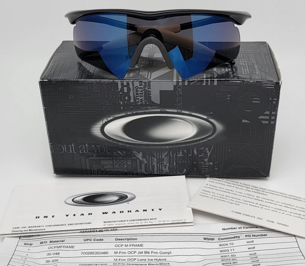 Oakley M Frame Mirrored Sunglasses for Men for sale | eBay