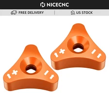 NICECNC Front Fork Knob Adjuster For KTM 250 300 350 450 500 SX SXF XC-F EXC XCW