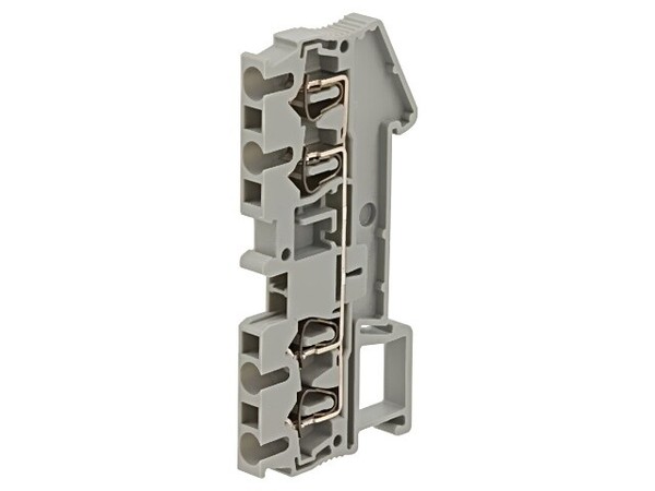 3031306 Verbinder: Schienen- 008-25Mm2 Wege: 1 Klemmen: 4 Grau TS35 Phoenix Co-image