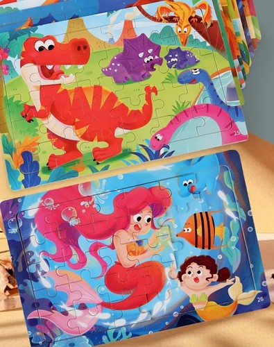 Cute Mermaid 30 pieces Puzzle toy jigsaw for Kids Ages 3-8 Educational learning - Picture 6 of 20