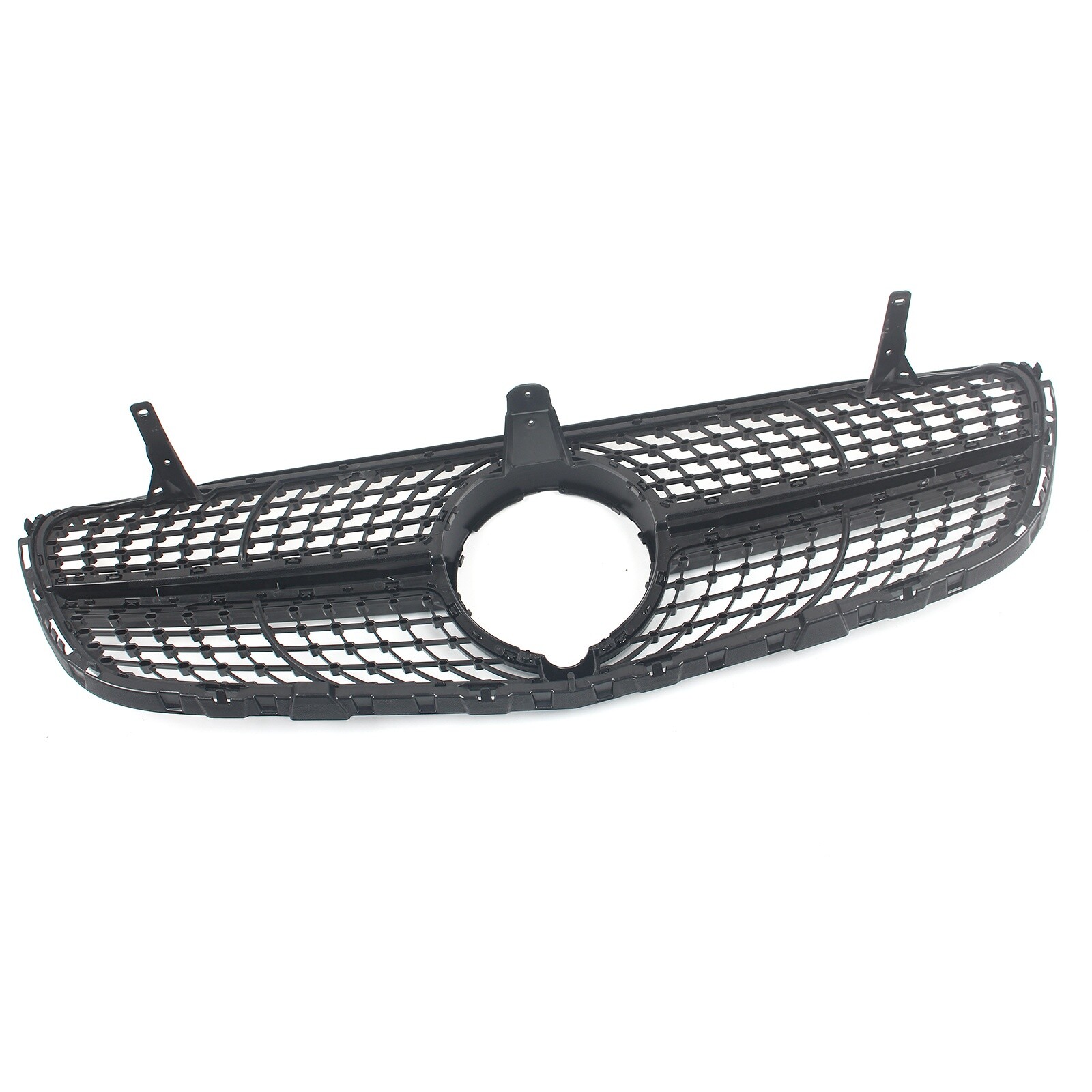 2020-2022 Mercedes-Benz GLC-Class X253 GLC250 GLC300 Diamond Front Bumper Grille Without Logo Generic