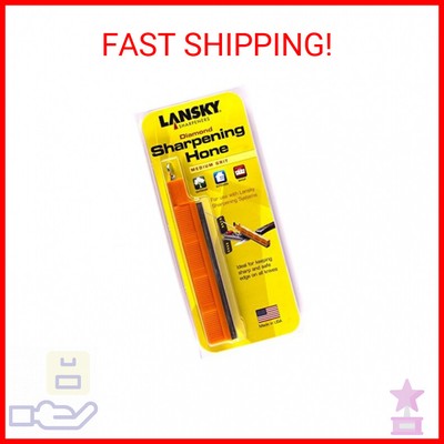 Lansky Medium Diamond Knife Sharpening Hone (280 Grit) - LDHMD