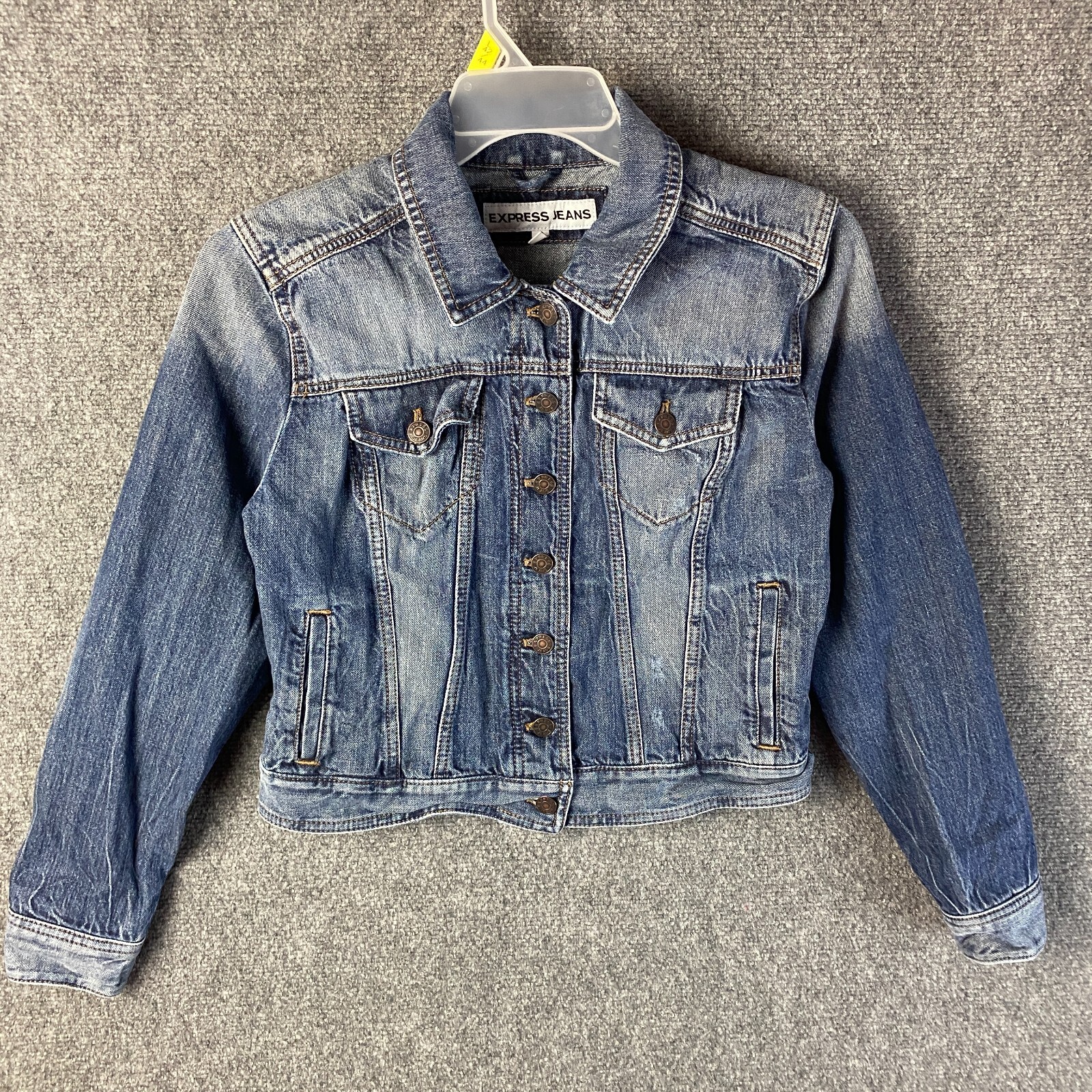 Express Denim Jacket Large Women's Blue 