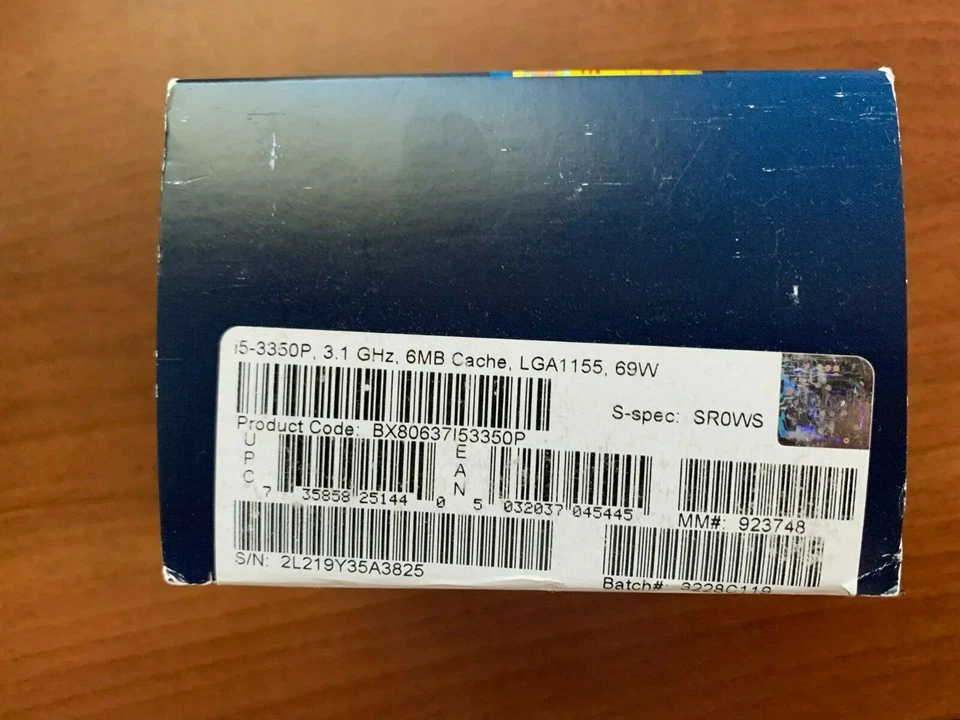 NEW Intel Core i5 3350P SR0WS, LGA 1155, 3.1 GHz Quad-Core - Image 3 of 3