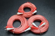 3 PCS 17 FT RCA WIRE AUDIOPIPE 2 CHANNEL CAR HOME AUDIO INTERCONNECT BMS-17