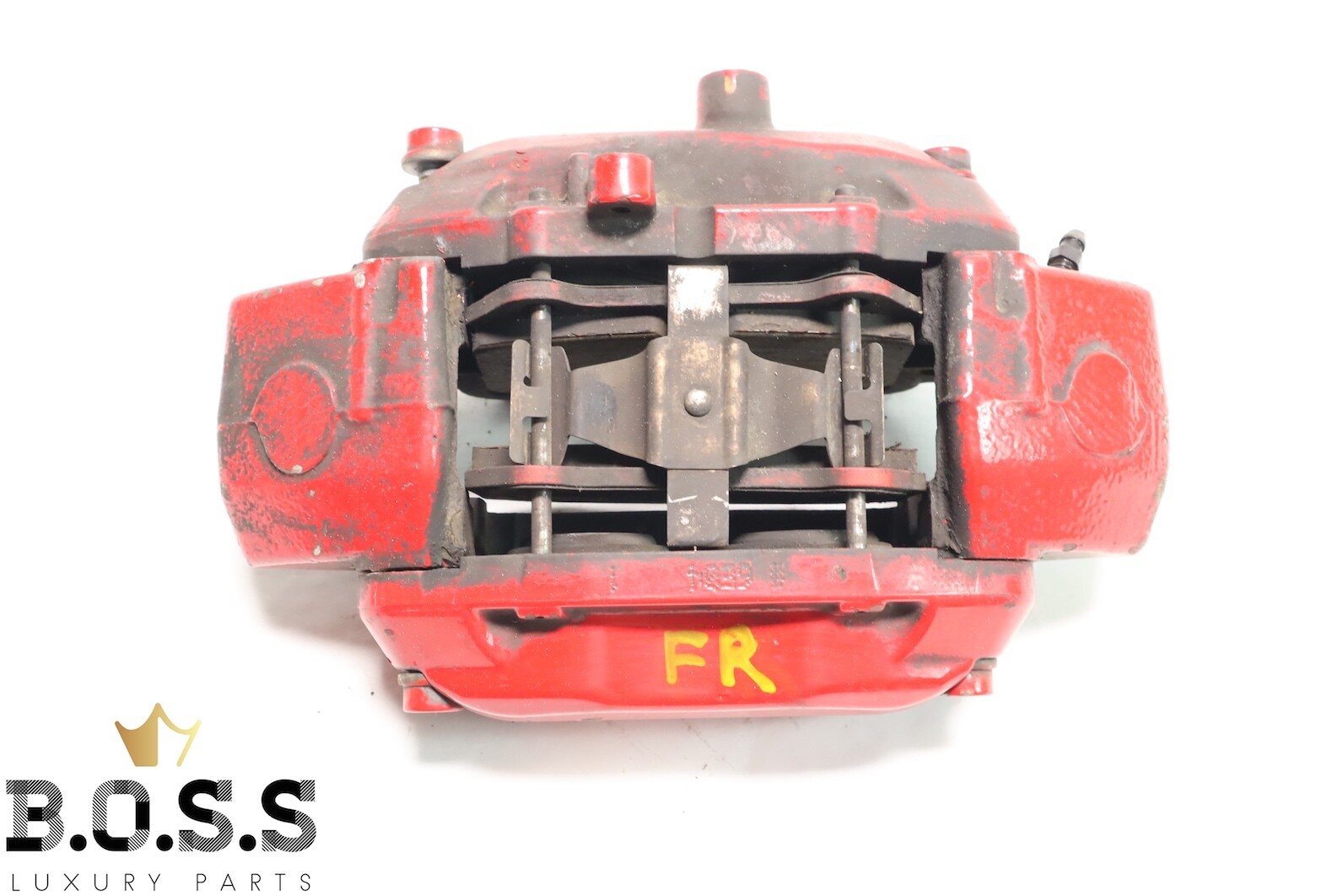 04-12 MASERATI QUATTROPORTE M139 BREMBO FRONT RIGHT BRAKE CALIPER OEM Red