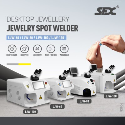 SFX LJW-60 Jewelry Spot Welder Machine Boost Version Desktop Jewelry Welding
