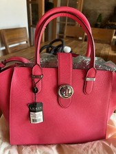 ralph lauren genuine PINK handbag nwt