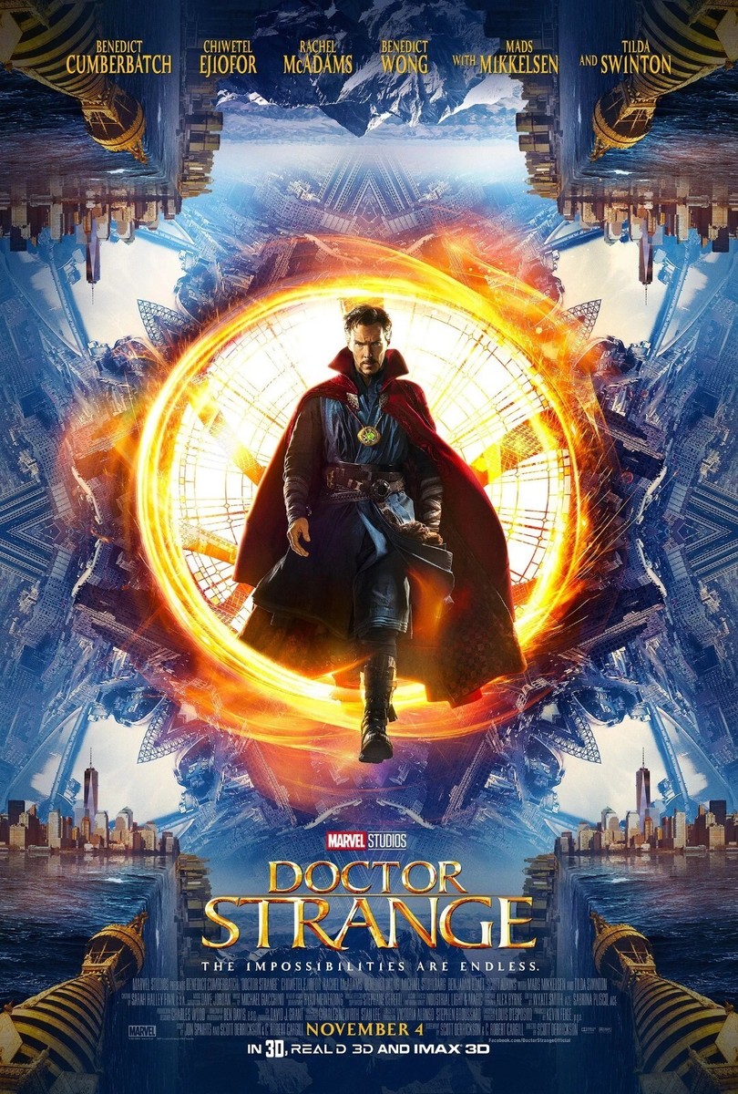 Marvel's DOCTOR STRANGE Movie Poster Collection Set of 2 - 11X17