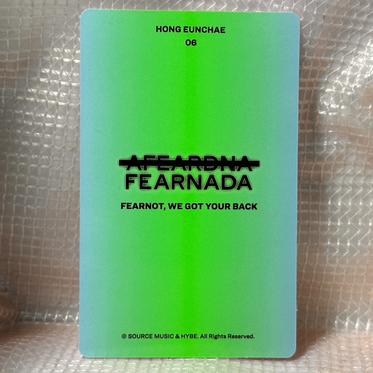 LE SSERAFIM ウンチェ サインボール FEANADA 2024 Hong Eunchae Official Le Sserafim Fearnada 2024 Fan Meeting