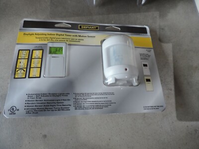 Defiant 1000 015 589  8 Amp 7-Day Indoor In-Wall SunSmart Digital Timer Switch