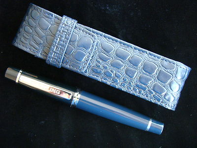 BREITLING JEWELRY STORE GIFT FACTORY SPIFF BUYERS BONUS BLUE CROCO (NO PEN) CASE