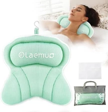 Bath Pillows for Tub, Bath Pillow Luxury Bathtub Pillow, Soft Bath Tub Pillow fo