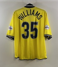 Crystal Palace Player Issue Williams 35 Third Football Shirt 2001/02 (XXL) E845