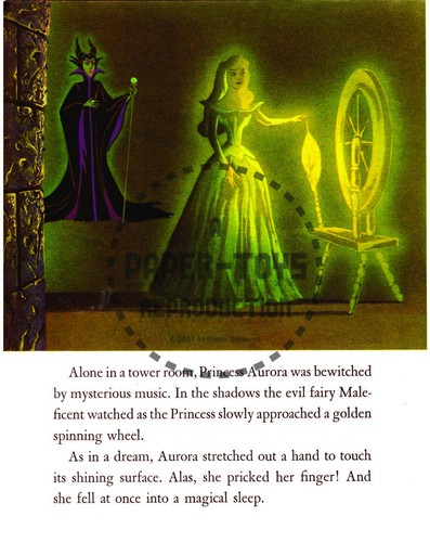 SLEEPING BEAUTY PAPER DOLL ACTIVITY BOOK - ONLY STORY PAGES BOOKLET - REPRINT - Picture 10 of 16
