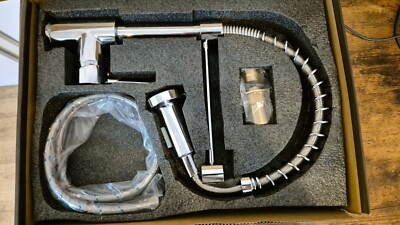 Cobbe Wasserhahn Küche, Spring Küchenarmatur mit Pull Down Sprüher Brause, 2 Spr