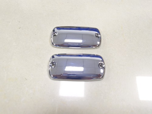 Chrome Master Cylinder Lids Cover For Honda Valkyrie1500 GL1500C GL1500CT 88-04 - Picture 6 of 6