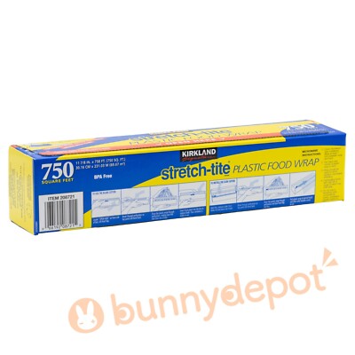 ユッキーアイテム Kirkland Signature Stretch-Tite Plastic Food Wrap 750 sq ft (11-7