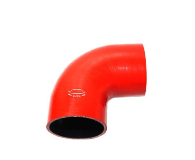 4-Ply Reinforced 3.75'' ID 90 Degree Elbow Silicone Hose Coupler Intake RED
