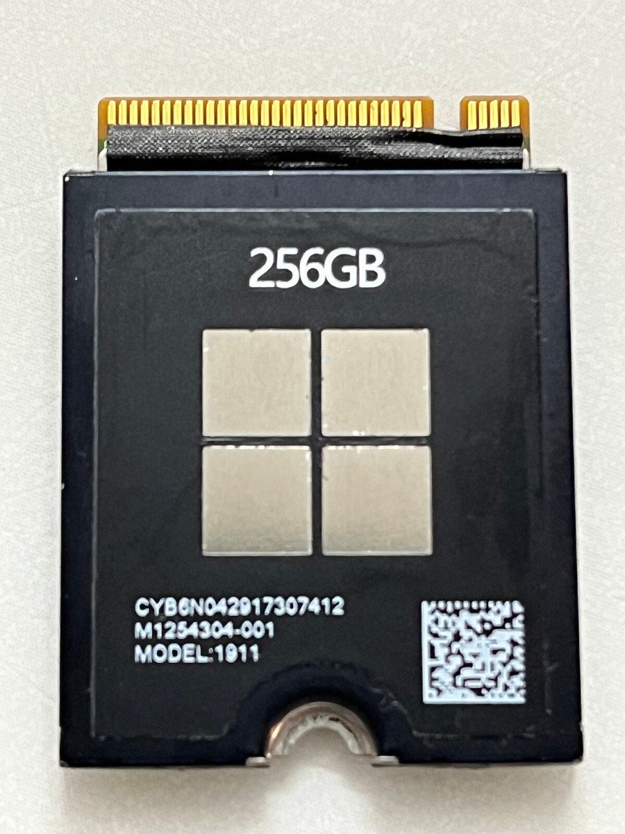 Model 1911 256GB NVMe M.2 2230 PCIe 3 x4 SSD For Microsoft Surface