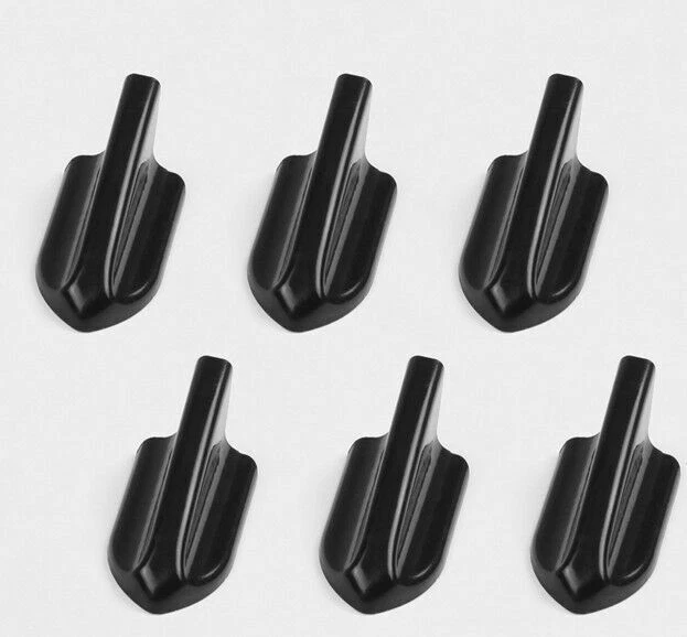 10 piezas Generadores Vórtice Negro Parachoques Delantero Alerón Techo Aletas de Tiburón Alerón Ala Foto 2 de 4