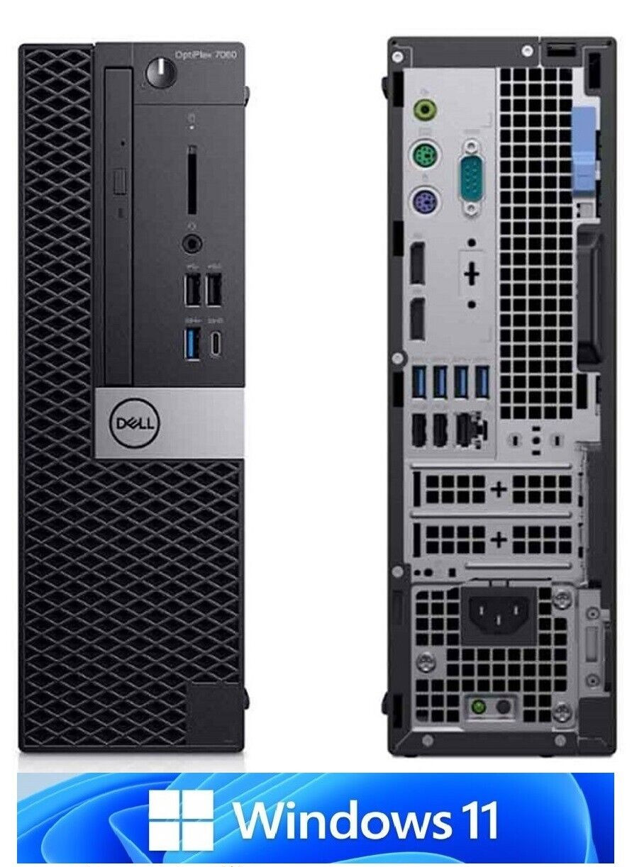 Dell OptiPlex 7060 Desktop Computer PC Intel i5-8500 500GB HDD 