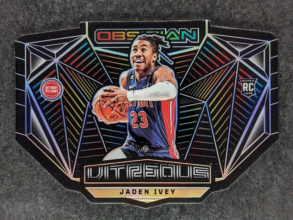 2022-23 Panini Obsidian JADEN IVEY Rookie RC Vitreous Detroit Pistons #11