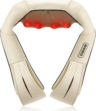 Shiatsu Neck & Back Massager Soothing Heat Electric Deep Tissue 3D Kneading