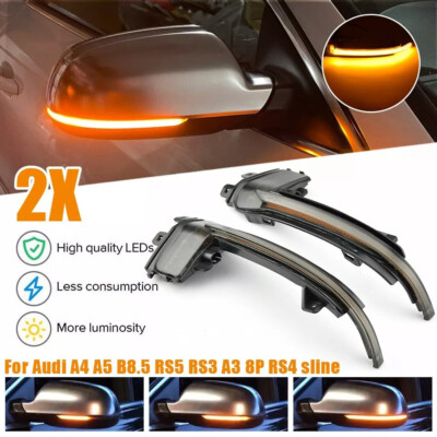 Paar L+R Spiegelblinker Außenspiegel Laufblinker Für Audi A4 A5 B8.5 2010-2016