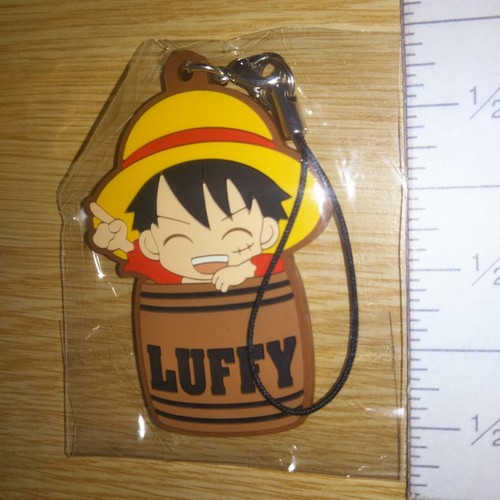 A64952 One Piece / Anime / Barrel Rubber strap / Luffy - Picture 2 of 3