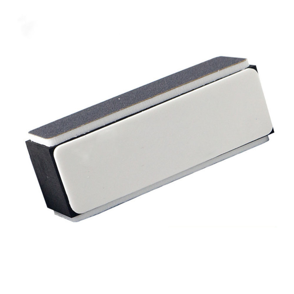 6 Pcs White Nail Buffer Blocks with Stainless Steel Self-Tapping Screws