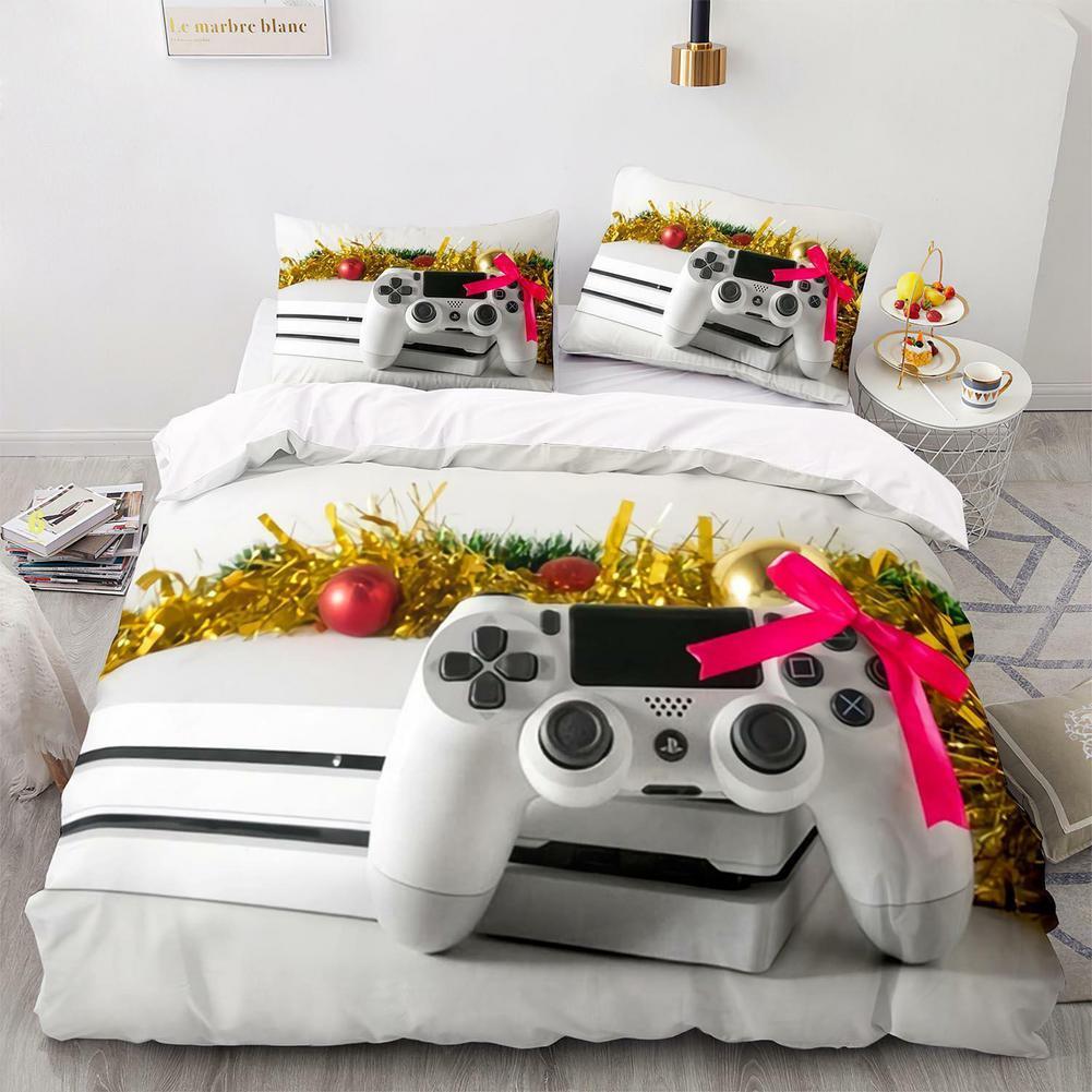 PS5 Game Consoles #22 Quilt Duvet Cover Set Comforter Cover Bed Linen Double