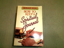 How to Keep a Spiritual Journal by Ronald Klug 1982 Trade Paperback HH 8126