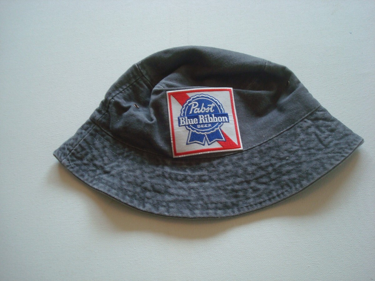 BEER PABST RIBBON SZ M/LG floppy bucket golf BEACH VINTAGE