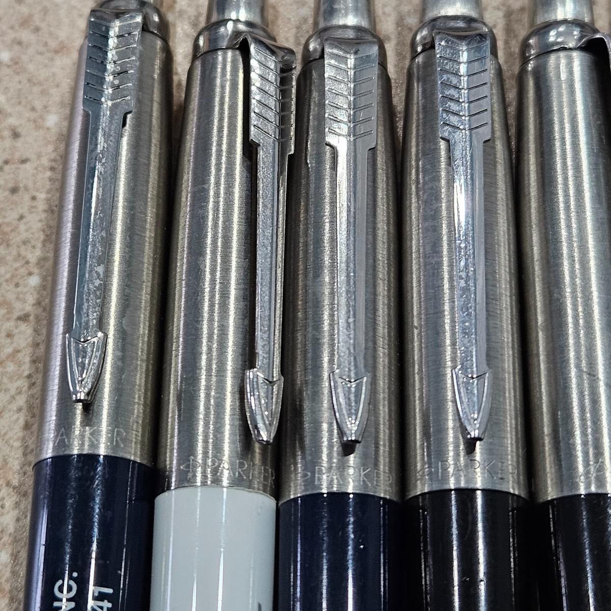 トップス champion 80's vintage Parker 9 Vintage Parker Jotter 1980s Colored Ballpoint Pens Plastic