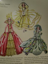 10pg Vtg Commercial Doll Pattern History Article SEWN IN AMERICA / Monier