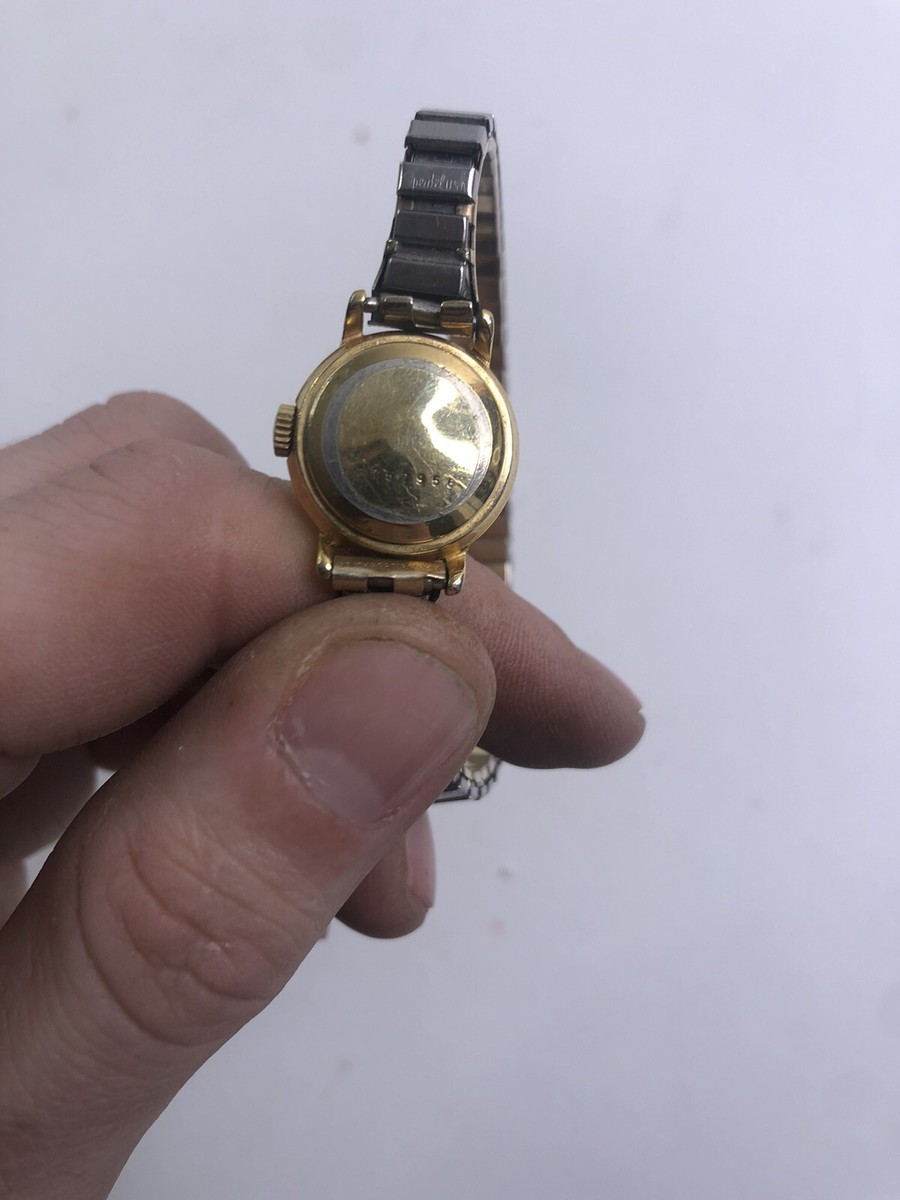 Vintage Mido Starlet Stainless & Gold Tone Automatic Lady's
