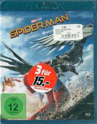 Spider-Man - Homecoming - BluRay - mit Tom Holland, Marisa Tomei, Michael Keaton