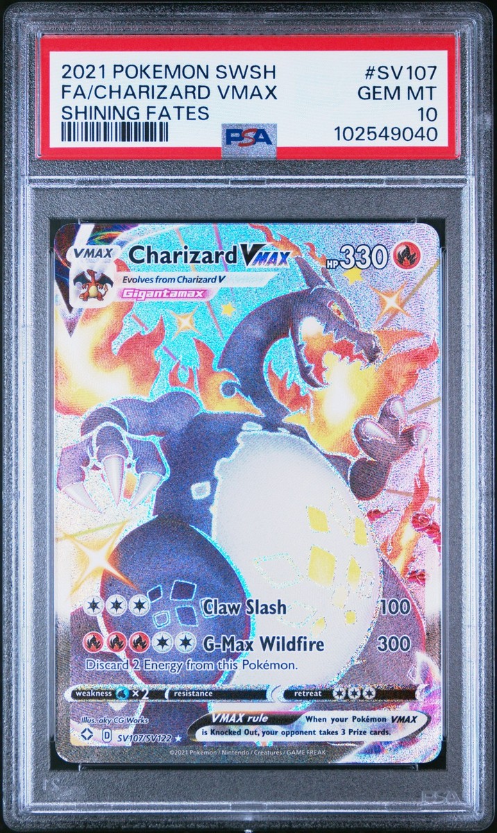 Charizard Vmax SV107/072 Shining Fates Pokemon PSA 10 *040 | eBay