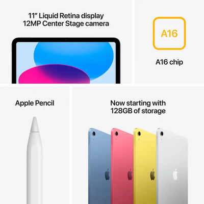 Apple iPad 11th Gen Wi-Fi 128GB Silver | MD3Y4LL/A (A3354