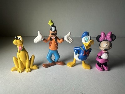 Vintage Mickey Mouse figures. Goofy, Pluto, Minnie and Donald lot.