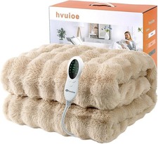 Beheizbarer Überwurf, 150x180cm, Plüsch weiches Kunstkaninchenfell elektrischer Überwurf
