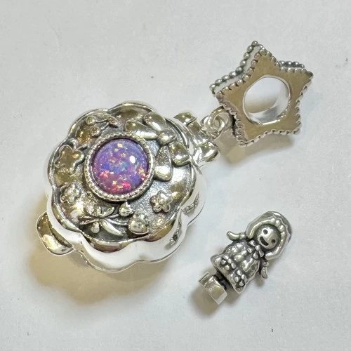 Polly Pocket Polly’s Show Time Locket Sterling silver charm For necklace