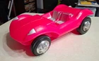 Vintage Irwin Barbie & Ken Dune Buggy Pink Plastic Blow Mold 1970 Car Mattel