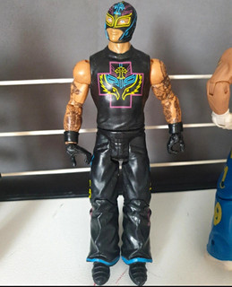 WWE Ray Mysterio Wrestling Figures Lot of 3 Black/Gold/Blue 2000s