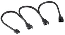 Poppstar Lüfterkabel, 4-Pin Buchse auf 1x 4-...
